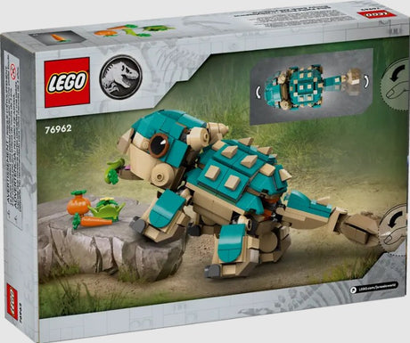 Back of LEGO Baby Bumpy 76962 box with tail action Ireland