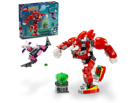 LEGO Knuckles Guardian Mech 76996 with packaging and characters