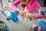 Child assembling the LEGO KPop Demon Hunters Derpy Tiger and Sussie Bird 72537 set at a table