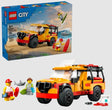 LEGO Lifeguard Beach Rescue Truck 60453 box and assembled toy vehicle in Ireland