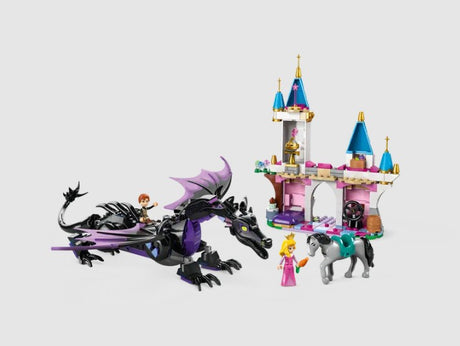 LEGO Aurora and Prince Philip mini-dolls with horse