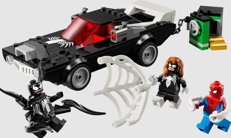 LEGO Marvel Spider-Man vs. Venom Muscle Car 76309 set with Venomized car and minifigures Ireland