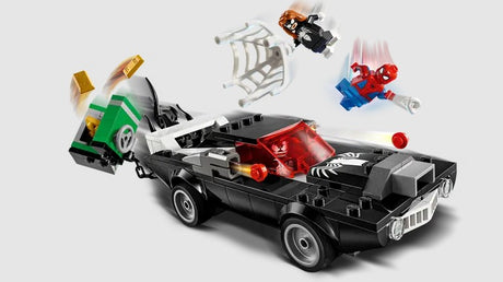 LEGO 76309 Venom car launching Spider-Man, Spider-Woman, and Venom during action play Ireland