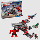 LEGO Marvel 76292 Captain America vs. Red Hulk Battle box packaging set Ireland