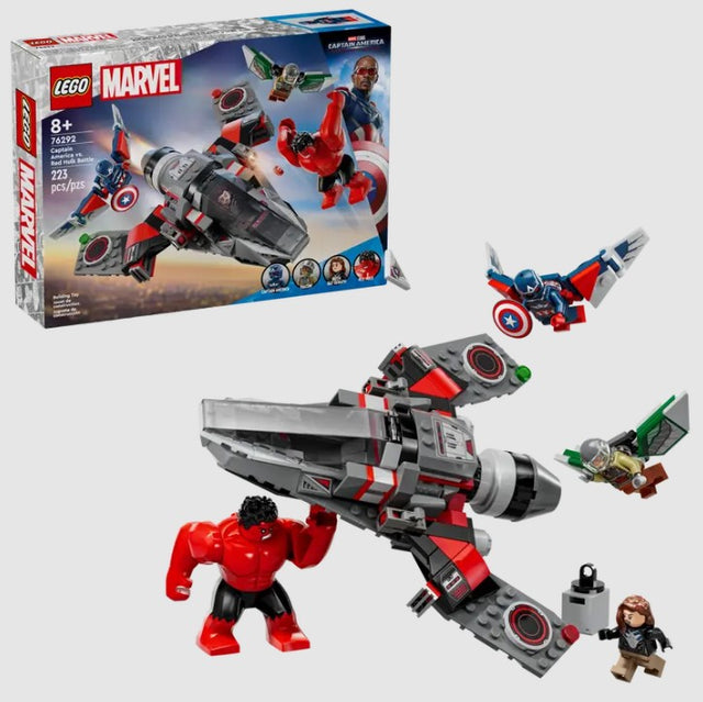 LEGO Marvel 76292 Captain America vs. Red Hulk Battle box packaging set Ireland