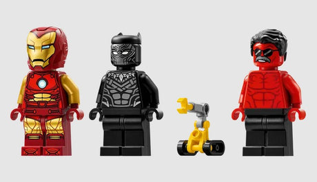 LEGO 76310 Iron Man, Black Panther, Red Hulk minifigures and Dum-E robot – Ireland