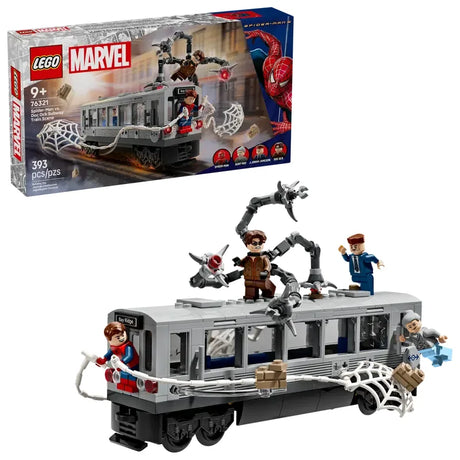 LEGO Marvel 76321 box with Spider-Man, Doc Ock and subway train – Ireland