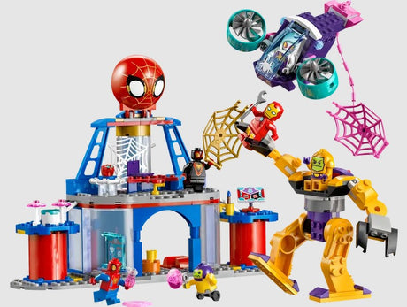 LEGO Marvel Team Spidey Web Spinner Headquarters 10794 set with Spidey, Iron Man, Ghost-Spider and Zola figures – Ireland