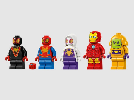 LEGO 10794 Marvel minifigures lineup: Spidey, Spin, Ghost-Spider, Iron Man, Zola – Ireland