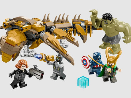 LEGO Marvel The Avengers vs. The Leviathan 76290 with Hulk, Loki, and Captain America – Ireland