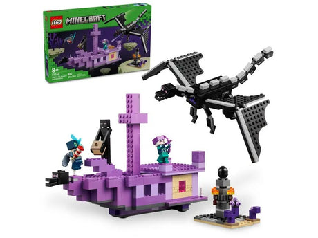 LEGO Minecraft 21264 Ender Dragon and End Ship box with figures – Ireland
