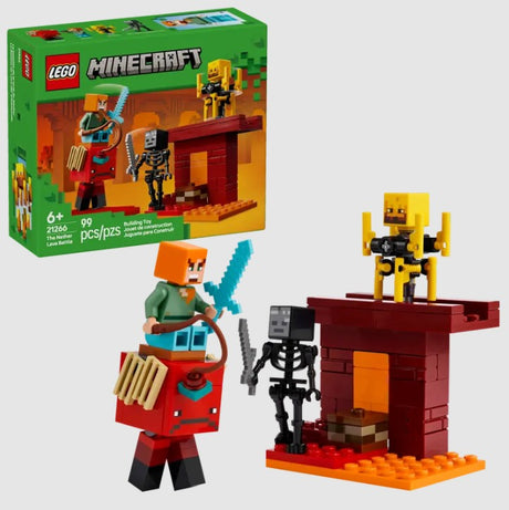 LEGO Minecraft 21266 Nether Lava Battle full set and box – Ireland