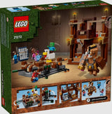 Back of LEGO Minecraft 21272 box showing ring actions and build details – Ireland