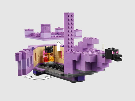 LEGO Minecraft End Ship interior with potions and storage – Set 21264 Ireland