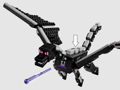 LEGO Minecraft Ender Dragon shooting action in set 21264 – Ireland