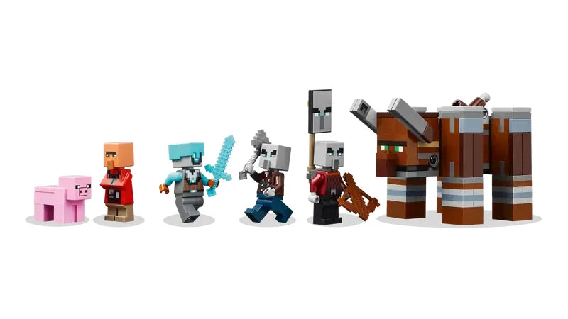 Lego Minecraft - The Pillager Outpost and Ravager