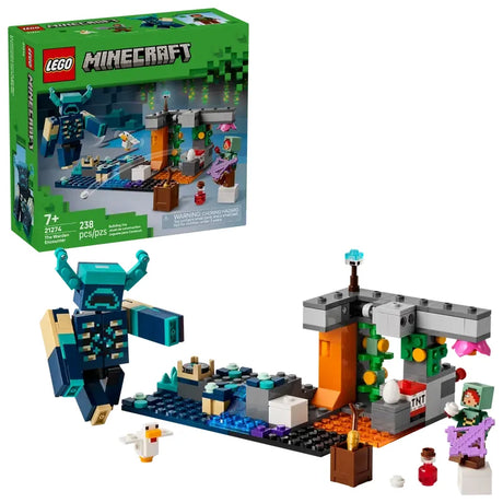 LEGO Minecraft The Warden Encounter 21274 box and full toy set Ireland