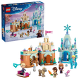 LEGO Mini Arendelle Castle & Elsa's Ice Palace 43278 set with product box, two mini castles, Elsa, Anna, Kristoff, Honeymaren, Olaf, The Nokk, Bruni, baby reindeer and Snowgie