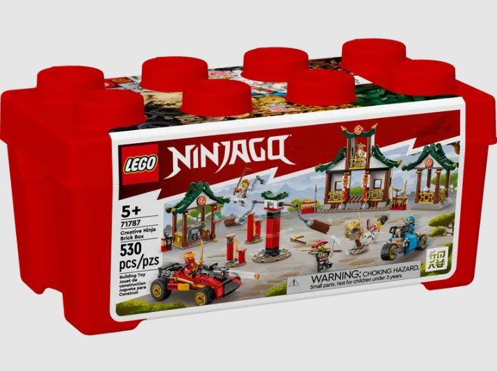 LEGO Ninjago Creative Ninja Brick Box 71787 red storage box packaging - Ireland
