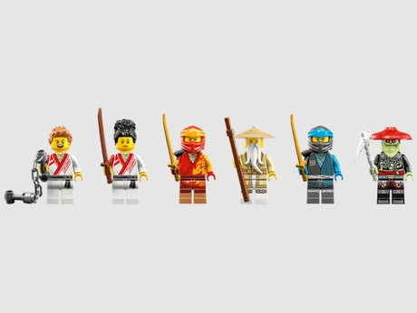 LEGO Ninjago 71787 all 6 minifigures including Kai, Nya, Wu, and enemies - Ireland