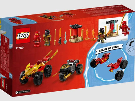 LEGO Ninjago 71789 back of box with how-to-build instructions - Ireland