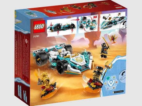 LEGO 71791 Zane’s Spinjitzu race car box back features Ireland