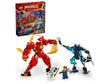 LEGO Ninjago 71808 Kai’s Elemental Fire Mech set with box, mech build and minifigures in Ireland
