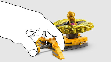 LEGO Ninjago Dragon Spinner launcher toy 71826 in use – Ireland