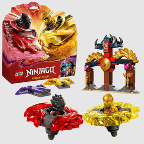 LEGO Ninjago 71826 toy packaging and contents for Dragon Spinjitzu Battle Pack – Ireland