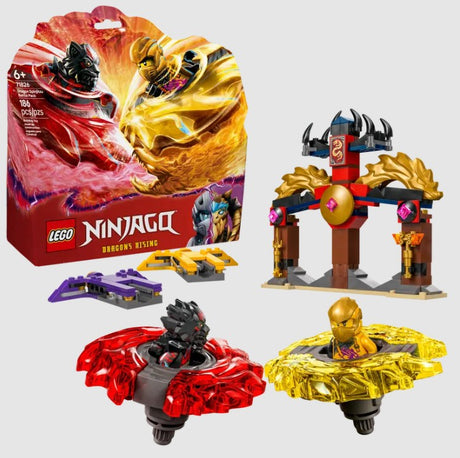 LEGO Ninjago 71826 toy packaging and contents for Dragon Spinjitzu Battle Pack – Ireland