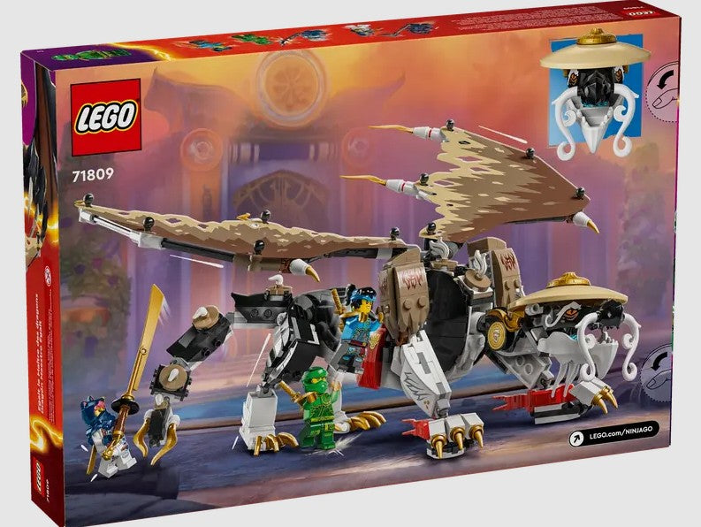 LEGO Ninjago Egalt the Master Dragon 71809 back of box Ireland