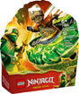 LEGO NINJAGO Lloyd vs Earth Monster Spinner set box showing spinner build, launcher, and both minifigures