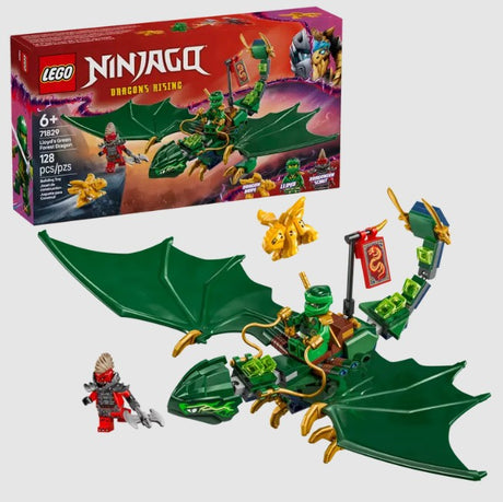 LEGO Ninjago 71829 Lloyd’s Green Forest Dragon box and build Ireland - ToyTown.ie