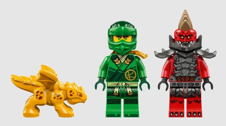 LEGO Ninjago 71829 Lloyd Dragonian Scout and Dragon Baby minifigures Ireland - ToyTown.ie