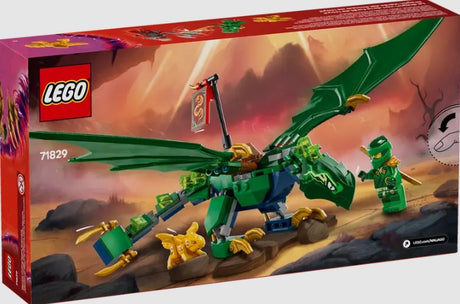 LEGO Ninjago 71829 Lloyd’s Green Forest Dragon back of the box view Ireland - ToyTown.ie