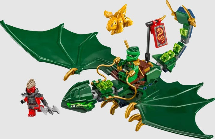 lego-ninjago-lloyds-green-forest-dragon-71829-set-view - ToyTown.ie