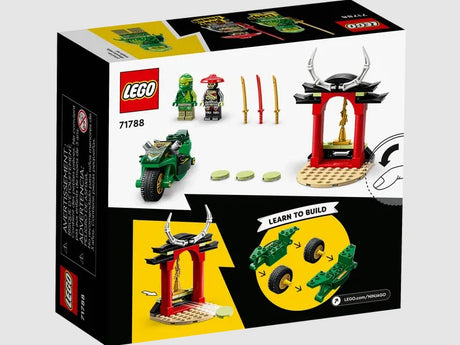 Back of LEGO Ninjago Lloyd’s Ninja Street Bike 71788 box Ireland