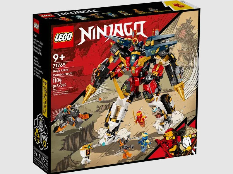LEGO Ninjago Ninja Ultra Combo Mech 71765 front box packaging – Ireland