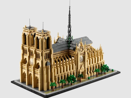 LEGO Architecture Notre-Dame de Paris 21061 set front angle view Ireland