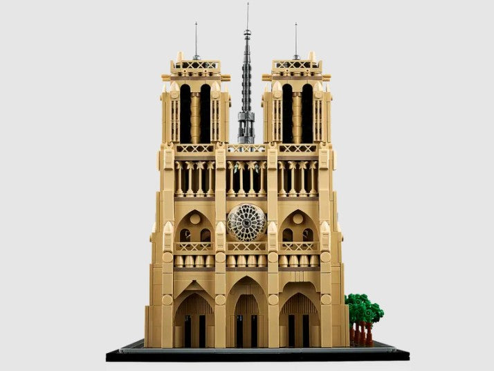 Front view LEGO Notre-Dame de Paris 21061 cathedral model Ireland