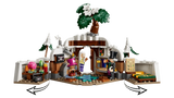 LEGO One Piece Dr. Hiriluk's Hideout 75641 model opened at both sides to show the cave interior