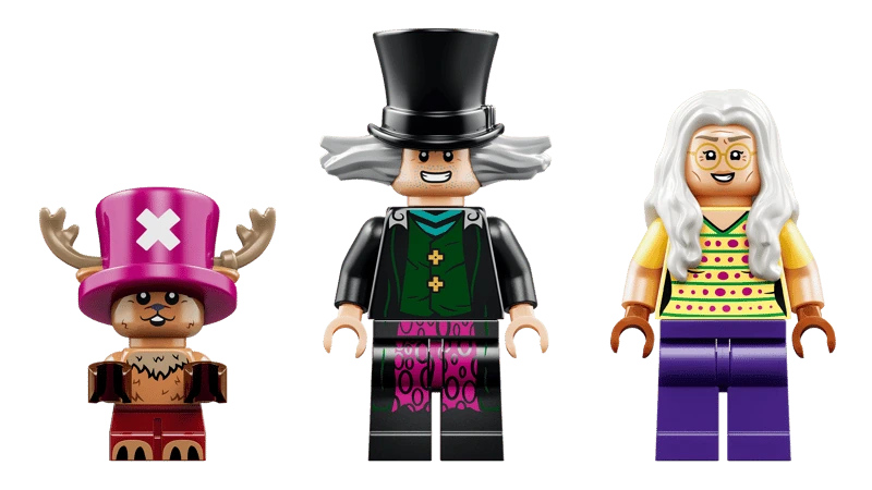LEGO One Piece Dr. Hiriluk's Hideout 75641 Tony Tony Chopper, Dr. Hiriluk and Dr. Kureha minifigures