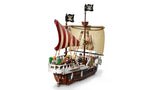 LEGO One Piece Going Merry pirate ship build with sails, masts and crew figures in Ireland