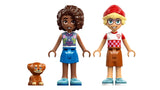 LEGO Friends Olly and Aliya mini-dolls with brown puppy figure
