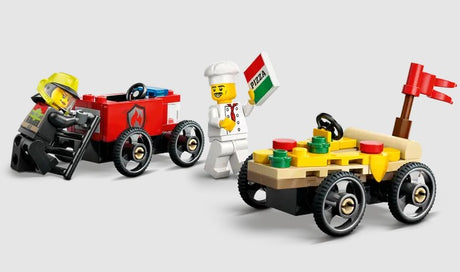 LEGO 60458 Pizza vs. Fire Truck minifigures and vehicles Ireland