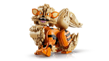 LEGO Pokémon Arcanine 72160 side view with arrows showing head and leg movement