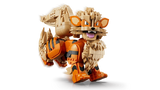 LEGO Pokémon Arcanine 72160 model posed with one front leg raised