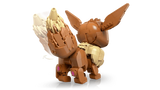 LEGO Pokémon Eevee 72151 model rear view showing the tail and back of the ears