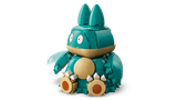 Three quarter view of the LEGO Pokémon Munchlax 72150 seated figure