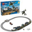 LEGO Police Train Heist box beside the full train set with oval track, helicopter, rally car and remote control